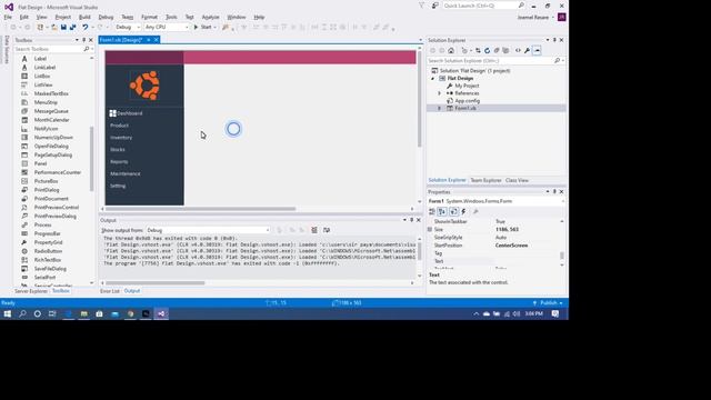 Flat UI Menu Using VB.Net смотреть онлайн