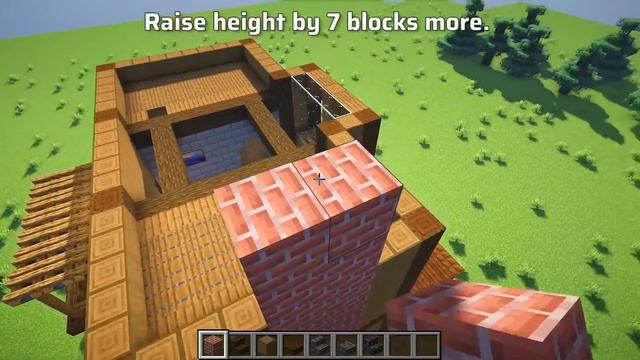 Minecraft: How To Build a Log Cabin Tutorial смотреть онлайн