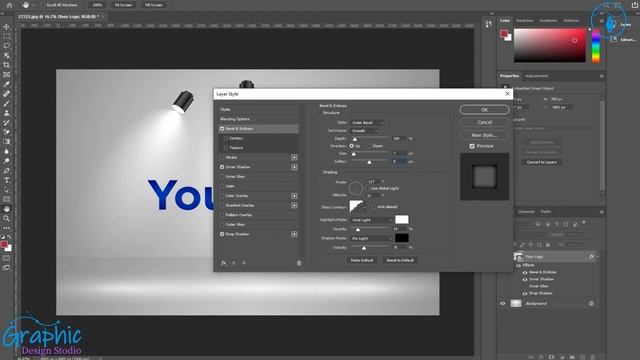 How to make Spotlight 3d logo mockup in Adobe Photoshop | spotlight mockup 2020 смотреть онлайн