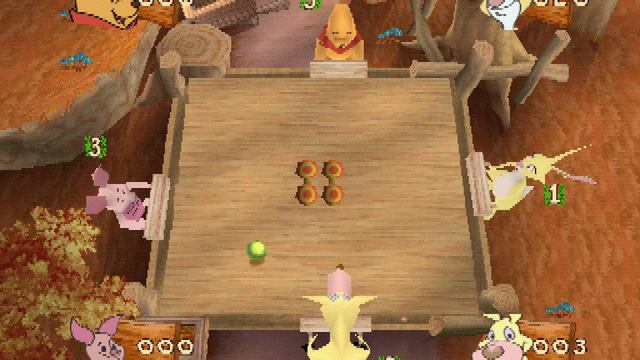 Pooh's Party Game: In Search Of The Treasure / Party Time With Winnie The Pooh [PS1] | (2001)