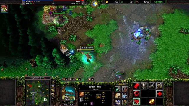 【幼稚的战术:D】Warcraft III 1v1 vs Lokris W3C All The Random 1.32.10 魔兽争霸III смотреть онлайн