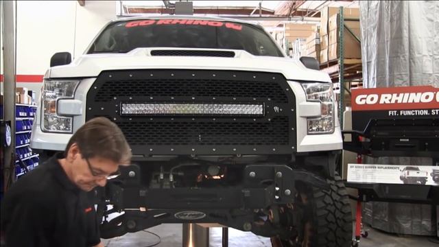 Go Rhino BR5 Front Bumper Overview and Installation for 2015 Ford F-150 (24295T) смотреть онлайн