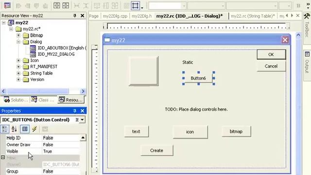 Visual C++. Button. Создание кнопки в процессе работы приложения. Урок 31 смотреть онлайн