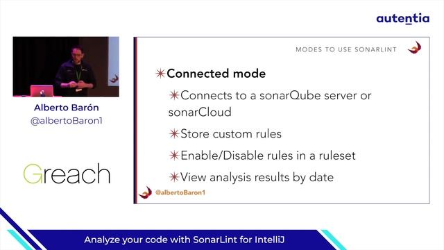 Analyze your code with SonarLint for IntelliJ - Alberto Barón смотреть онлайн