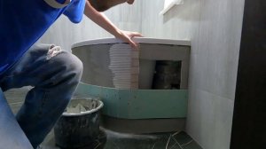 Облицовка ванны МОЗАИКОЙ. ВСЕ ЭТАПЫ!!!