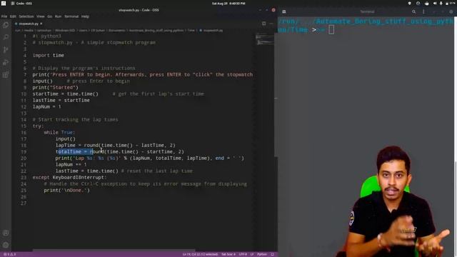 Python for Beginners | Stopwatch Program in Python | Basic Program | Sohan смотреть онлайн