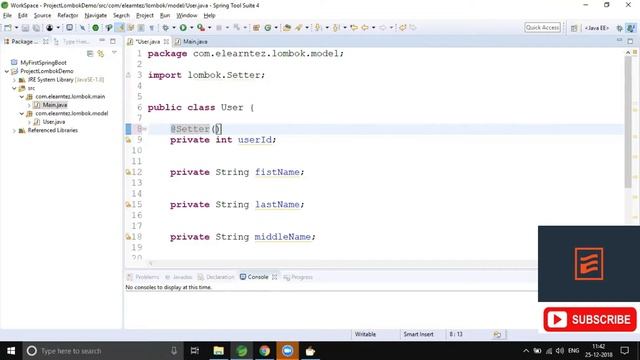 Project Lombok @Setter смотреть онлайн