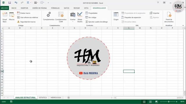 COMO FIJAR NOMBRE DE UNA HOJA EN EXCEL CON VISUAL BASIC | #HebMERMA смотреть онлайн