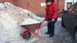 Строительная тачка с электроприводом VBS Скорпион 110л  800W