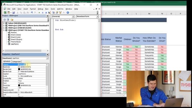 Excel Userforms for Beginners (2/10) – Use Excel VBA to Create A Userform and Manage a Database смотреть онлайн