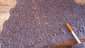 МК номер 33.Узор для шали крючком