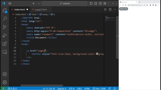 Learn HTML buttons in 5 minutes! ? смотреть онлайн