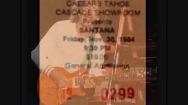 CARLOS SANTANA -- LIVE IN   NEVADA ! 1984