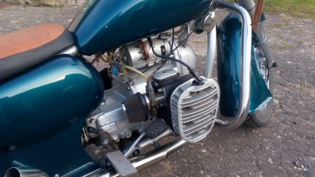 (Урал,Днепр) К-750 Переделка под круйзер, финал!!!