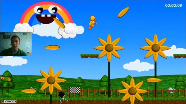 FNaF World Update 2: КАК ПРОЙТИ Chica`s Rainbow Land (обучение) + попытка побить рекорд смотреть онлайн