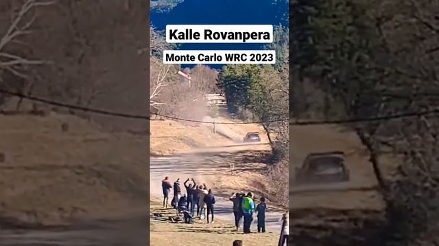 WRC Rallye Monte Carlo 2023 Kalle Rovanpera close moment full attack #rally #wrc смотреть онлайн