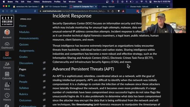 Mod 8 Network Forensics and IR смотреть онлайн