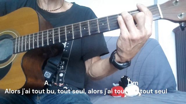 FREDERIFFS - Siffler Sur La Colline (Joe Dassin) (tuto, Cover Guitare, Accords, Paroles)