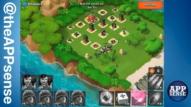 Phalanx (25) Single Player Island - Boom Beach Walkthrough смотреть онлайн
