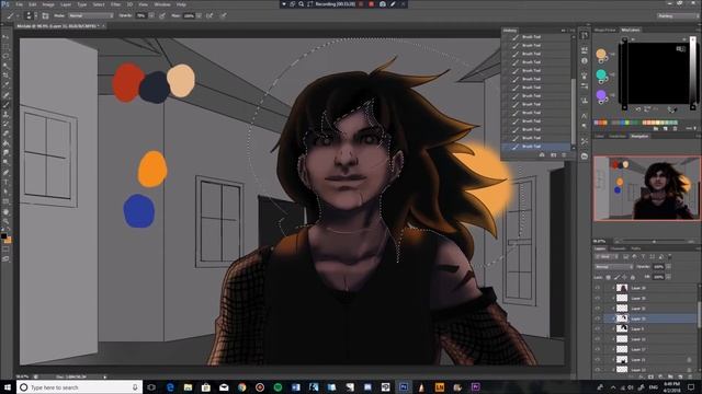 Speedpaint: Motaki Atakaru (Painting my Sister's Naruto OC!) смотреть онлайн