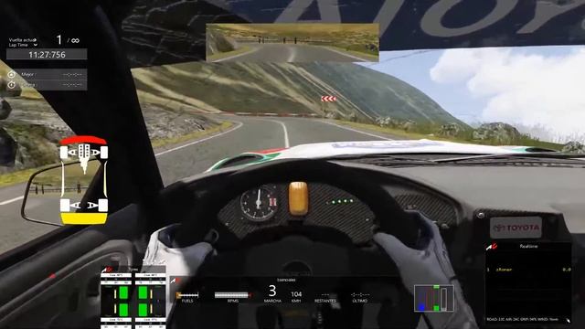 Toyota Corolla en Transfagarasan Hillclimb | Assetto Corsa directo. смотреть онлайн