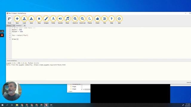PyGame Zero Tutorial #1 - Fox and Coin смотреть онлайн