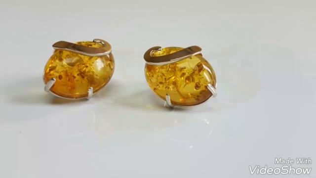 ЯНТАРЬ. Серьги. AMBER. Earrings. смотреть онлайн