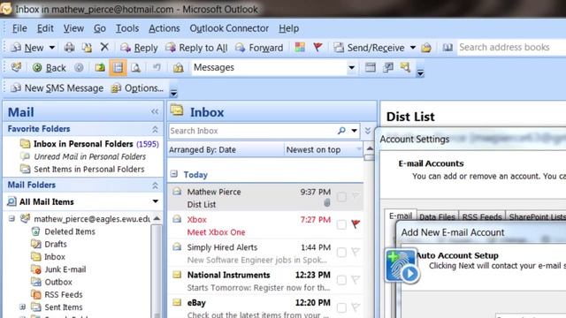 How to Change Email to Microsoft Outlook : Using Microsoft Outlook смотреть онлайн