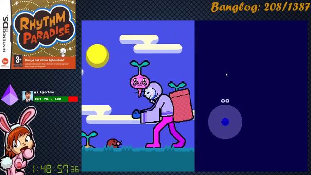 Rhythm Paradise (NDS) - Full Playthrough [Part 1/2] смотреть онлайн