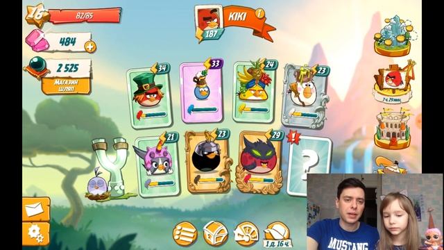 ★ 7# Игра Angry Birds 2 ★ Повышаем уровень ПТЕНЦА! с нами КУКЛА ЛОЛ мультик игра обзор энгри бердс смотреть онлайн