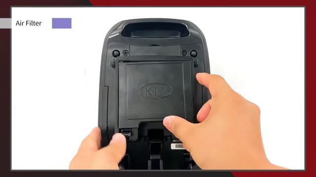 KIA SONET(QY) Air purifier filter / Diffuser replacement guide смотреть онлайн