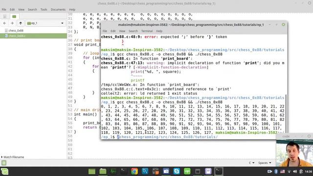1_How to represent CHESS BOARD and ENCODE PIECES смотреть онлайн