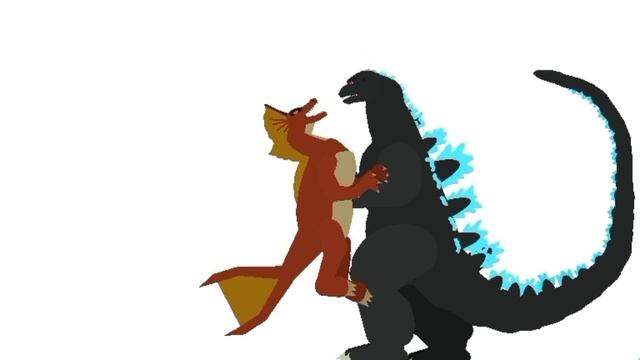 Titanosaurus vs Heisei Godzilla [Stick Nodes] смотреть онлайн
