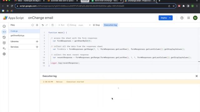 Send Email when new line is added to Google Sheets смотреть онлайн