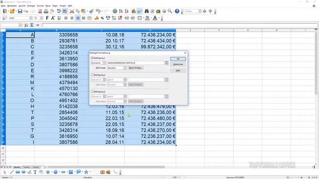 Doppelte Einträge markieren (OpenOffice Calc) смотреть онлайн