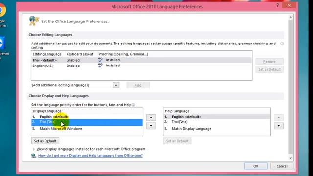 เปลี่ยนภาษาเมนู Microsoft Office 2010 เป็นภาษาไทย [Office 2010] смотреть онлайн