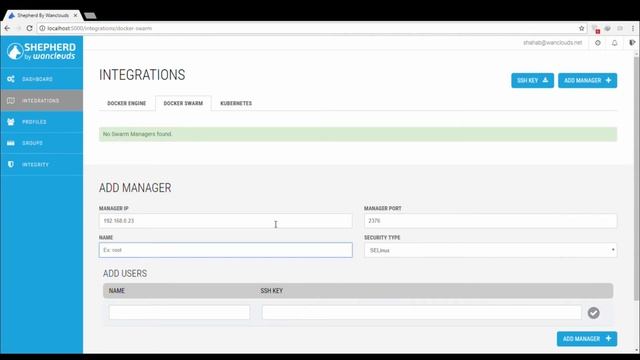 How to register Docker Swarm on Shepherd смотреть онлайн