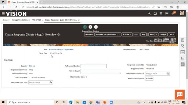 Oracle Fusion SCM Procurement Negotiation Quotation | Oracle Fusion SCM Quotation | Fusion SCM BISP смотреть онлайн