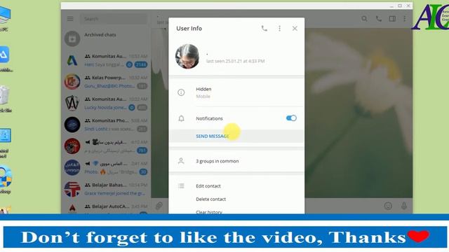 How To Delete Contact On Telegram 2021 смотреть онлайн