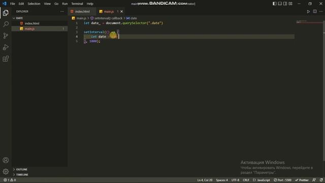 Clock, Date ( Html, Css, JavaScript ) | Abdulloyev Ulug'bek смотреть онлайн