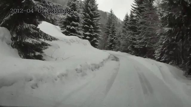Черногория горная и снежная в апреле . смотреть онлайн