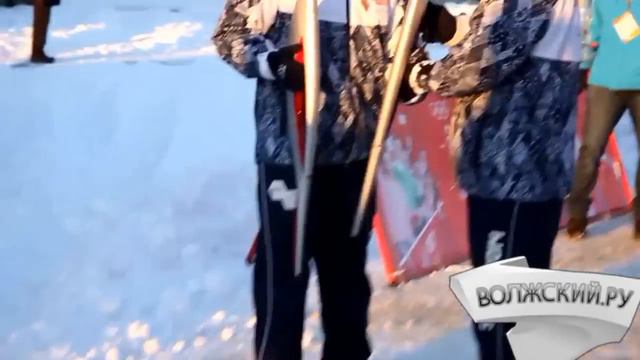 В Волжском потух Олимпийский огонь смотреть онлайн