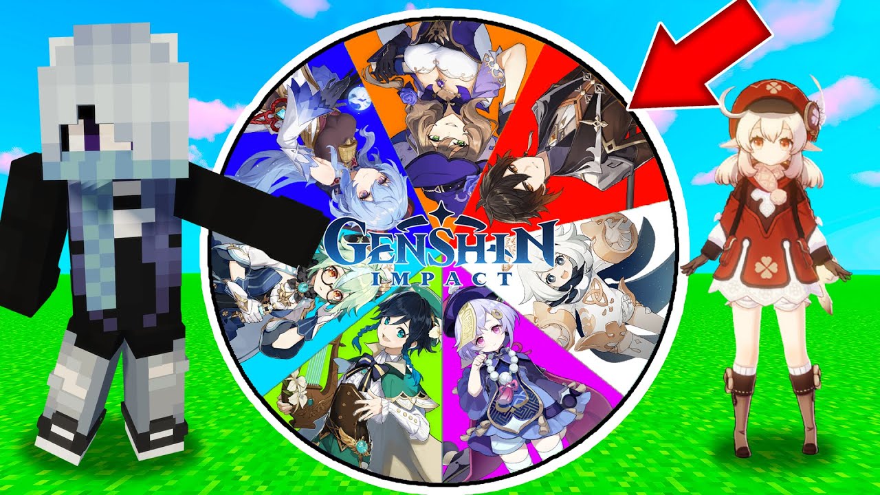Нашла ГЕНШИН ИМПАКТ КОЛЕСО ФОРТУНЫ с ПАЙМОН, ЛИЗА, ЦИЦИ, ВЕНТИ и ГАНЬ ЮЙ в майнкрафт ! смотреть онлайн