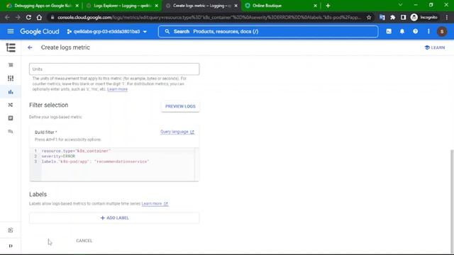 Debugging Apps on Google Kubernetes Engine (GSP736) смотреть онлайн