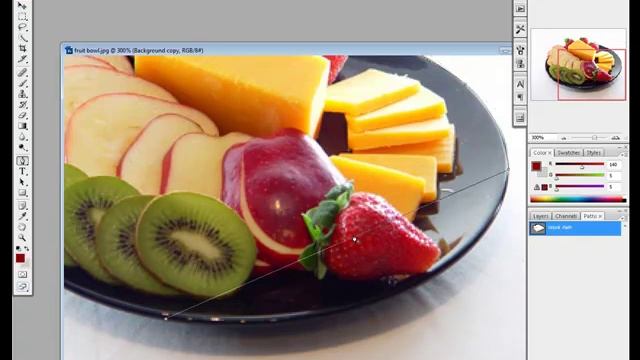 Photoshop Basics - Using The Pen Tool To Cut Images Out. смотреть онлайн