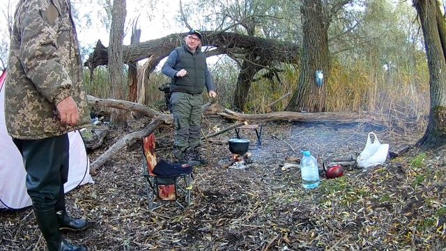 Бушкрафт 2 дня на острове охота на уток и рыбалка кухня на костре