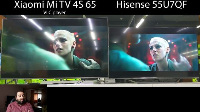 Xiaomi Mi TV 4S 65 vs Hisense 55U7QF смотреть онлайн