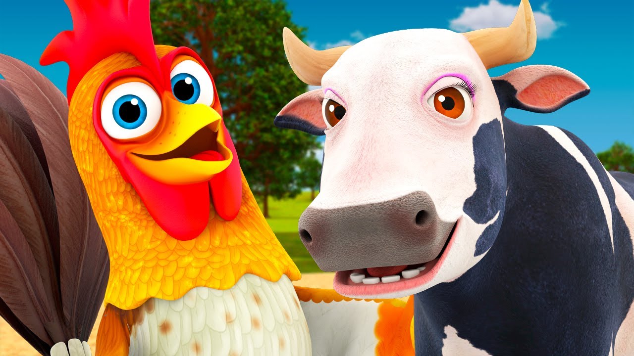Мультик поём без перерыва вместе с животными на ферме сборник песен для детей.mp4 смотреть онлайн