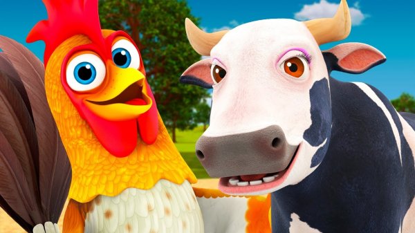 Мультик поём без перерыва вместе с животными на ферме сборник песен для детей.mp4