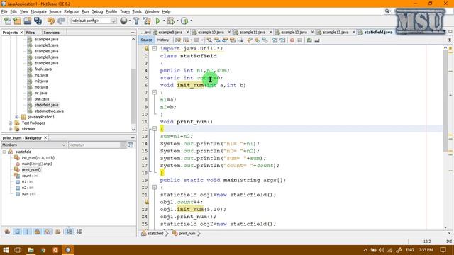 Java Class 7 - Static Field смотреть онлайн